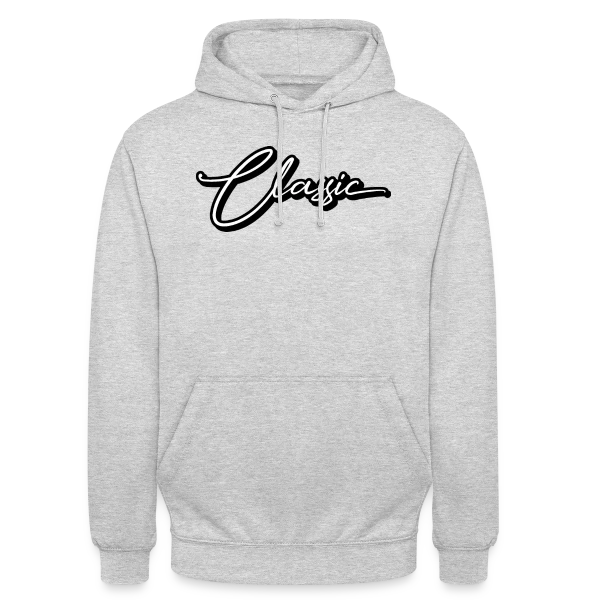 Élégance Classique Script sur Sweat-shirt à capuche unisexe