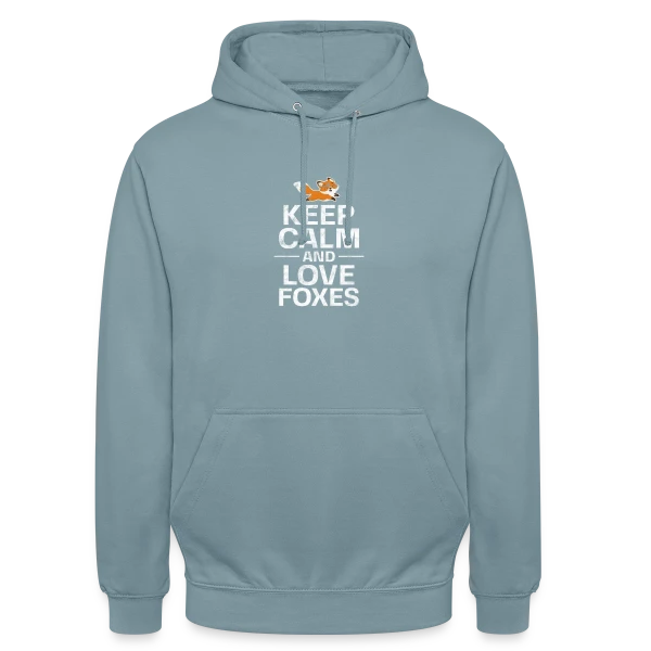 Renard Agile Mignon sur Sweat-shirt à capuche unisexe
