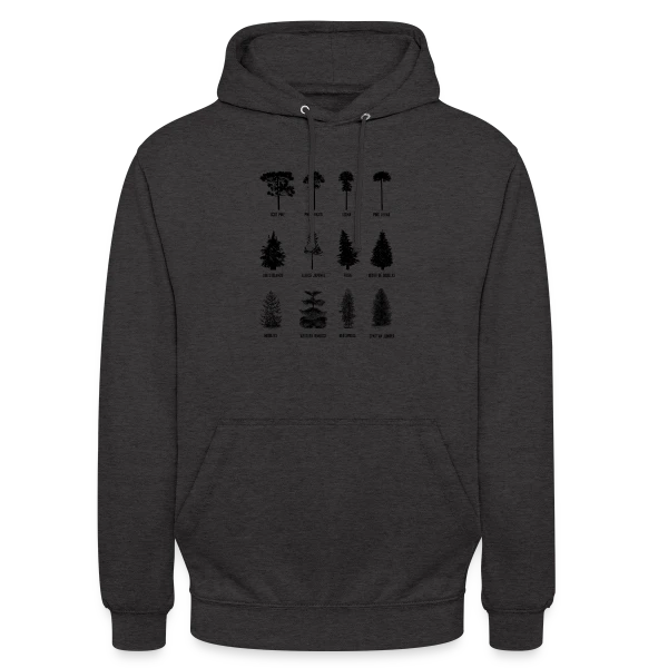 Arbre Majestueux de la Forêt sur Sweat-shirt à capuche unisexe