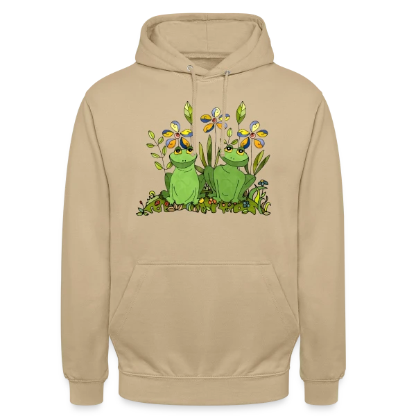 Craquant Motif Grenouille sur Sweat-shirt à capuche unisexe