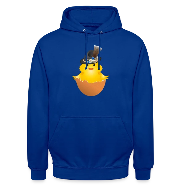 Adorable Poussin Bavarois en Costume Traditionnel sur Sweat-shirt à capuche unisexe