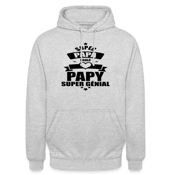 Super Papy, Super Papa : Le Meilleur des Grands-Pères sur Sweat-shirt à capuche unisexe