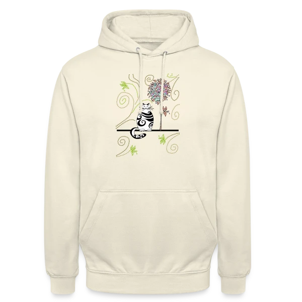 Mon Chat Adoré sur Sweat-shirt à capuche unisexe