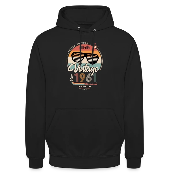 Vintage Depuis 1961 : L'Original sur Sweat-shirt à capuche unisexe