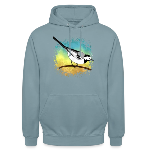 Bergeronnette Aquarelle sur Sweat-shirt à capuche unisexe
