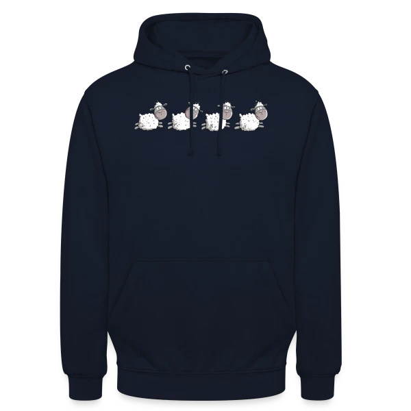 Moutons Rigolos sur Sweat-shirt à capuche unisexe