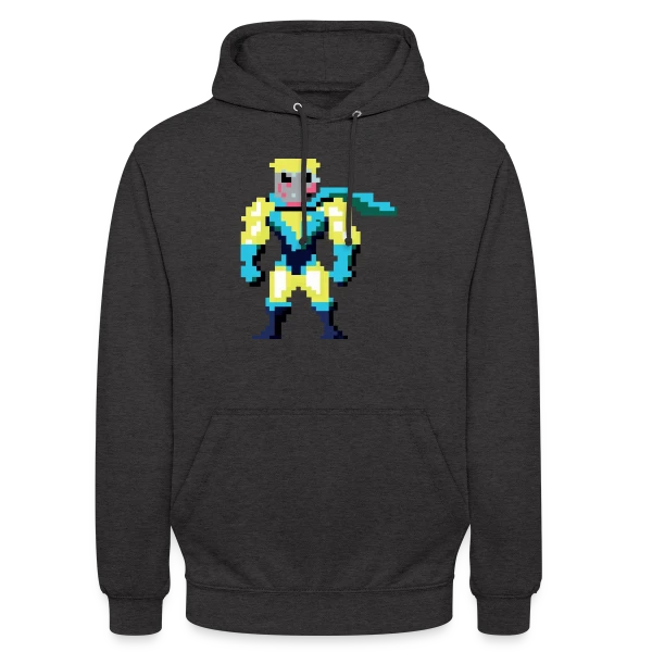 Super-Héros Pixel Franck sur Sweat-shirt à capuche unisexe