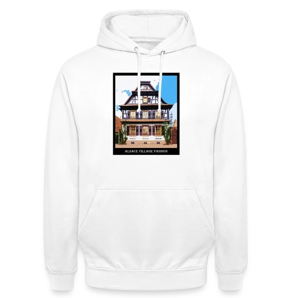 Maison Alsacienne Typique sur Sweat-shirt à capuche unisexe