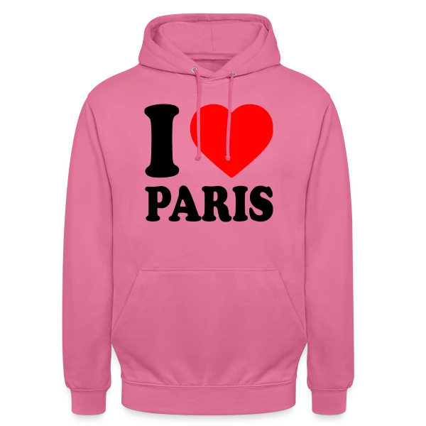 J'aime Paris Classique sur Sweat-shirt à capuche unisexe