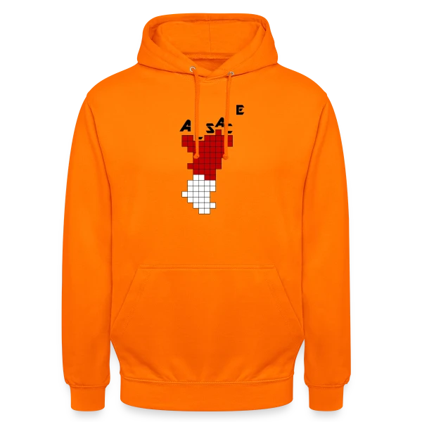 Alsace Pixel Art - Humour Rétrogaming sur Sweat-shirt à capuche unisexe