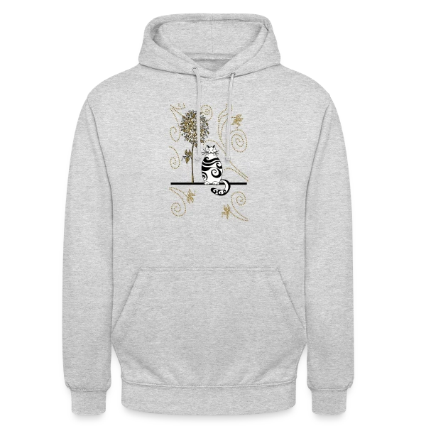 Félin Mystérieux sur Sweat-shirt à capuche unisexe