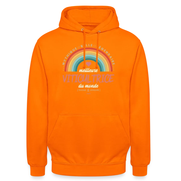 Meilleure Viticultrice du Monde sur Sweat-shirt à capuche unisexe