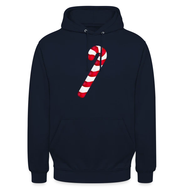 Sucre d'Orge : Douceur de la Saison de Noël sur Sweat-shirt à capuche unisexe