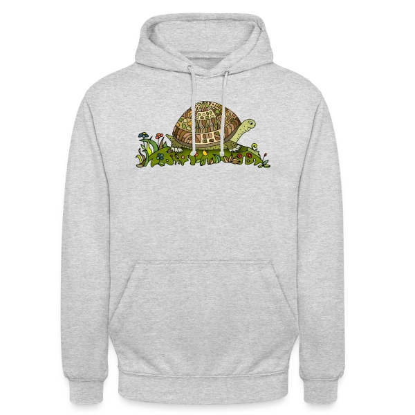 Majestueuse Tortue sur Sweat-shirt à capuche unisexe
