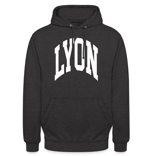 Ville de Lyon sur Sweat-shirt à capuche unisexe