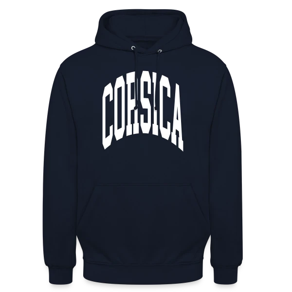 Korsika Simple sur Sweat-shirt à capuche unisexe