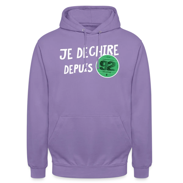 Anniversaire 1992 'Je Dékire' - Vignette Automobile Rétro sur Sweat-shirt à capuche unisexe