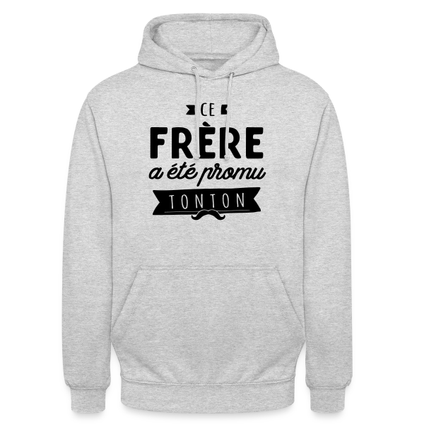 Cadeau Naissance : Le Nouveau Grand Frère sur Sweat-shirt à capuche unisexe