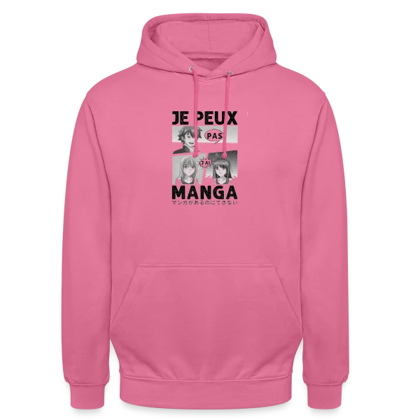 Je peux pas, j'ai manga : l'excuse parfaite pour les Otakus sur Sweat-shirt à capuche unisexe