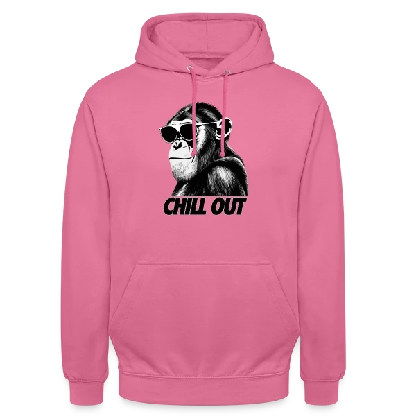 Chimpanzé Relax sur Sweat-shirt à capuche unisexe