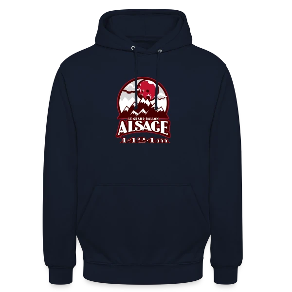 Alsace : Le Grand Ballon des Vosges (1424m) sur Sweat-shirt à capuche unisexe