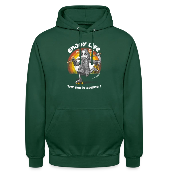 Profite de la Vie! sur Sweat-shirt à capuche unisexe