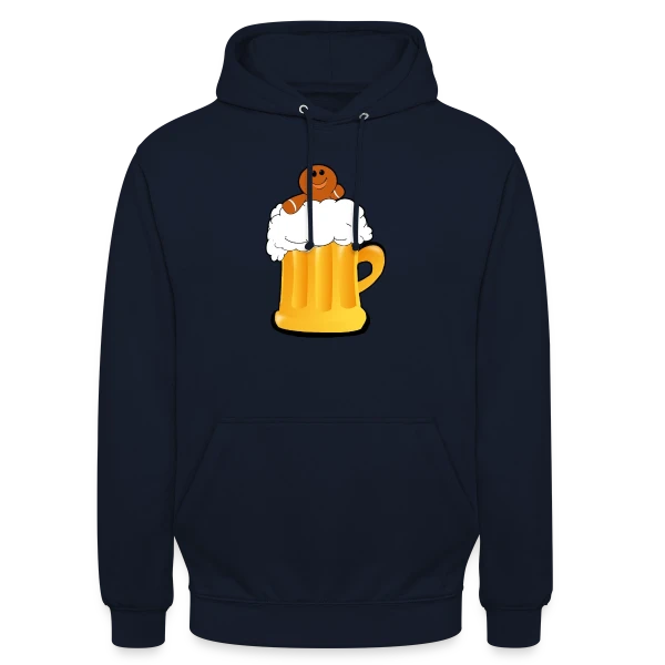 Piscine Bière Alsacienne sur Sweat-shirt à capuche unisexe