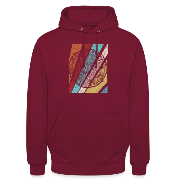 Bûcheron Passion Bois et Forêt sur Sweat-shirt à capuche unisexe