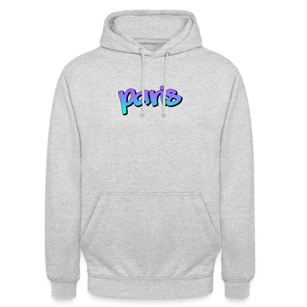 Paris Graffiti Urbain sur Sweat-shirt à capuche unisexe