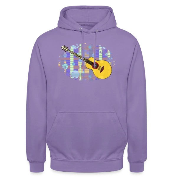 Mélodie Guitare sur Sweat-shirt à capuche unisexe