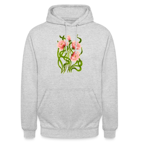 Éclat Floral sur Sweat-shirt à capuche unisexe