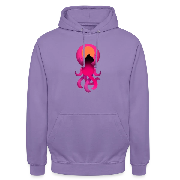 Octo-Chat Fantastique sur Sweat-shirt à capuche unisexe