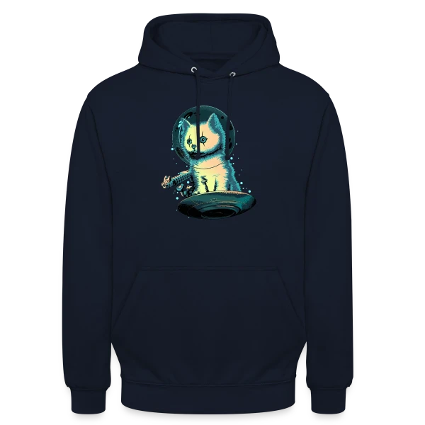 Le Protecteur Félin sur Sweat-shirt à capuche unisexe