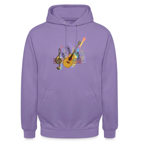 Passion Guitare sur Sweat-shirt à capuche unisexe