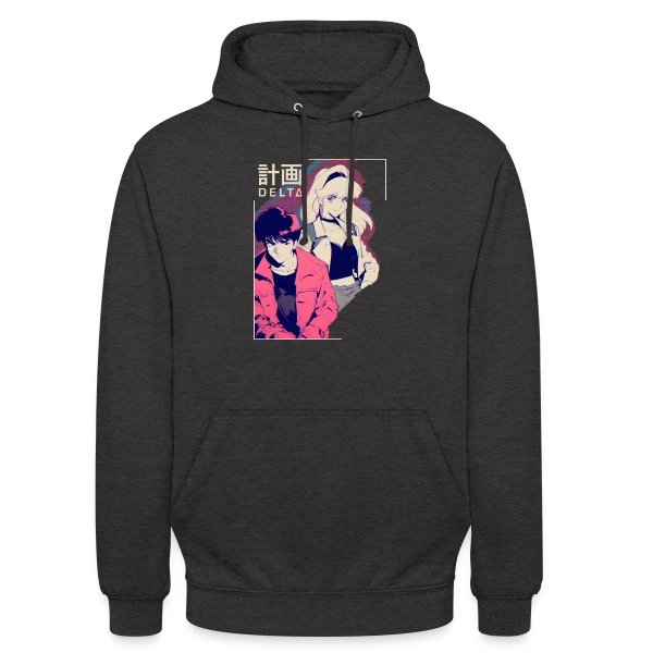 Agents Secrets Anime Rétro 80s/90s - Projet Delta sur Sweat-shirt à capuche unisexe