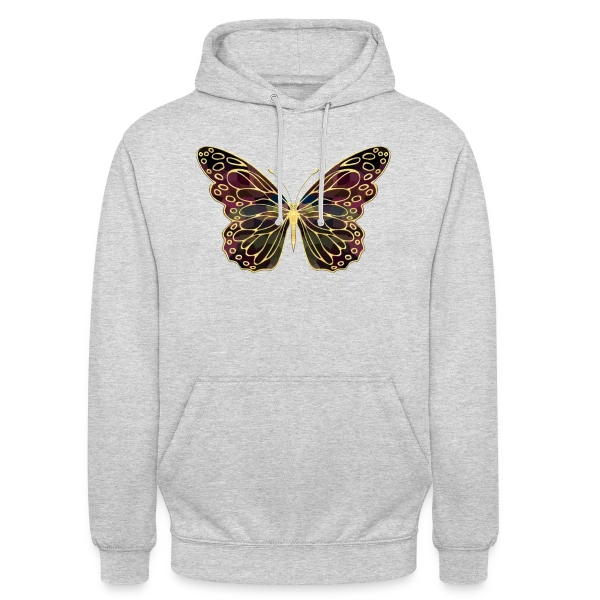 Papillon Aérien sur Sweat-shirt à capuche unisexe