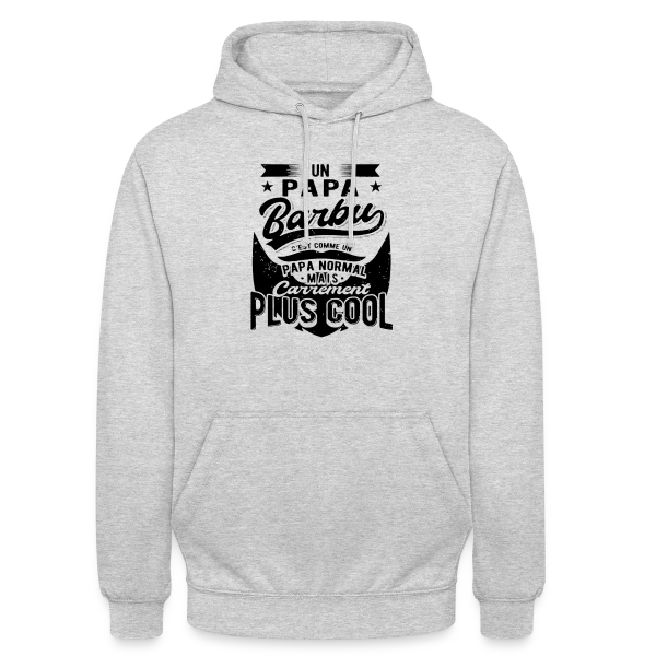 Le Papa Barbu Stylé sur Sweat-shirt à capuche unisexe