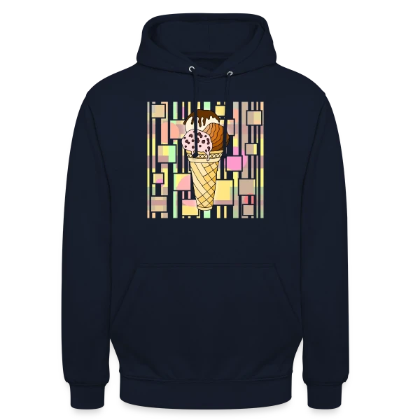 Plaisir Glacé Gourmand sur Sweat-shirt à capuche unisexe
