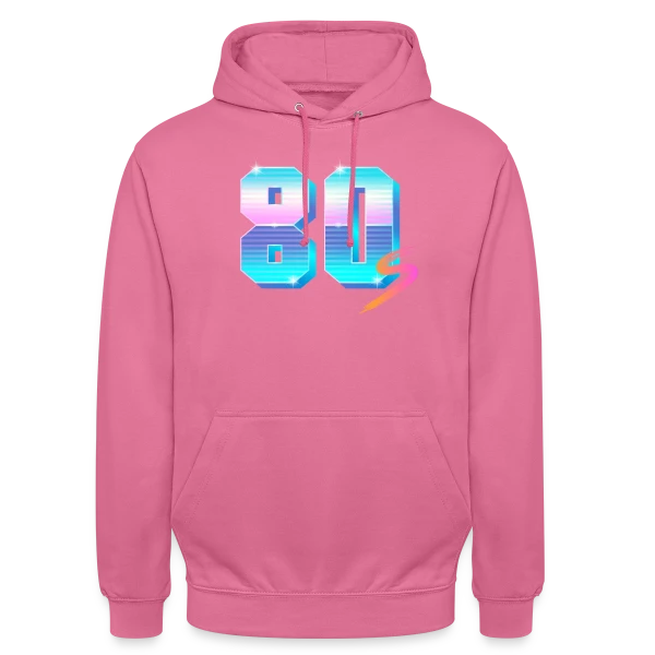 Années 80 Holographique sur Sweat-shirt à capuche unisexe