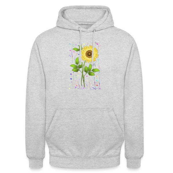 Éclat Floral sur Sweat-shirt à capuche unisexe