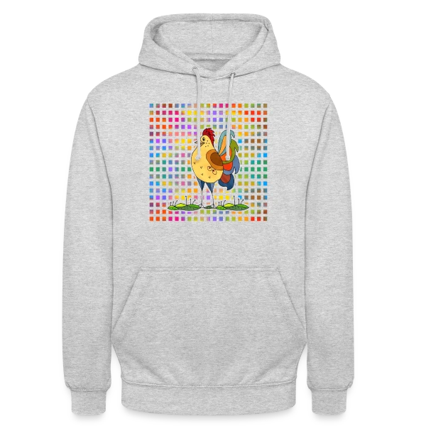 Coq Fier sur Sweat-shirt à capuche unisexe