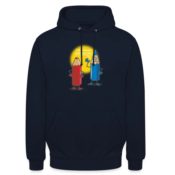 Humour: Mauvaise Mine sur Sweat-shirt à capuche unisexe