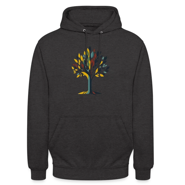 Arbre Style Mid-Century Modern sur Sweat-shirt à capuche unisexe