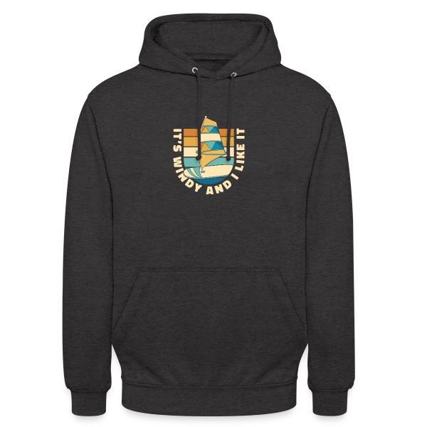 Wing Surf | L'Art du Wing Foil sur Sweat-shirt à capuche unisexe