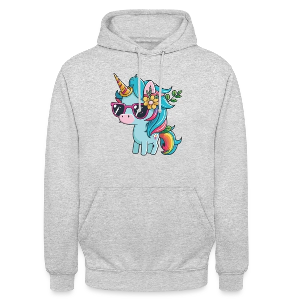 Licorne Cool Lunettes sur Sweat-shirt à capuche unisexe