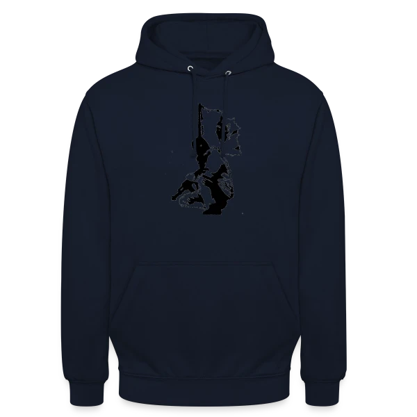 Rebelle Clandestin Corse sur Sweat-shirt à capuche unisexe