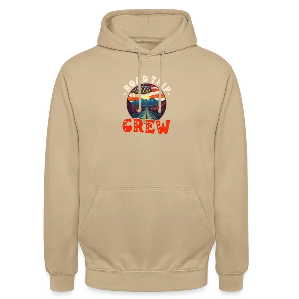 Équipe Road Trip Américain sur Sweat-shirt à capuche unisexe