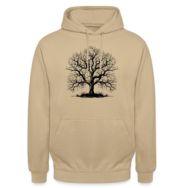 Arbre d'Automne sans Feuilles sur Sweat-shirt à capuche unisexe