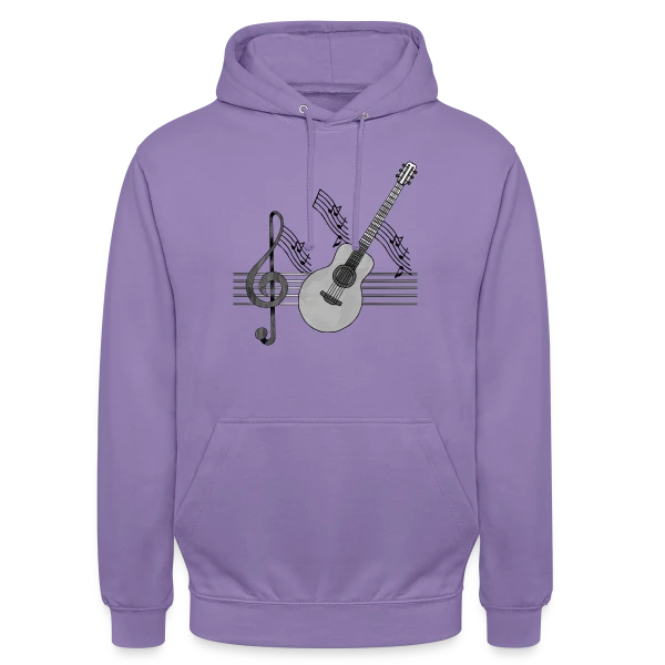 Guitare Passion sur Sweat-shirt à capuche unisexe
