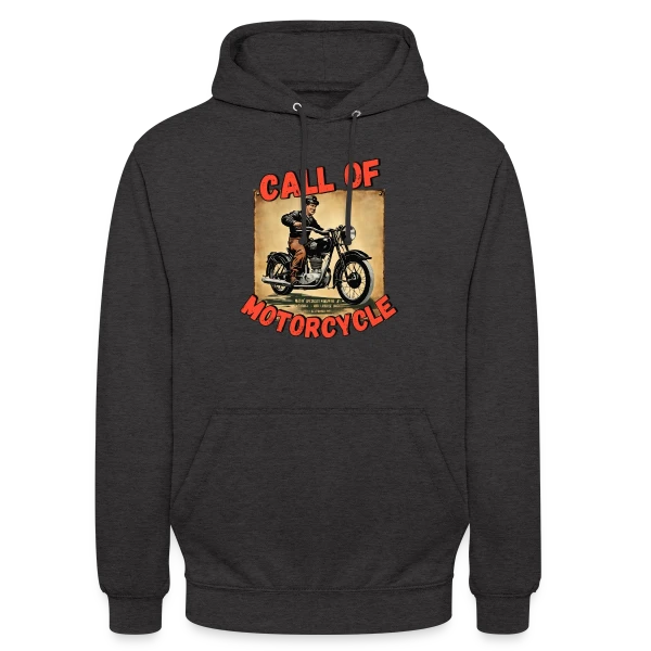 Appel de la Moto Rétro sur Sweat-shirt à capuche unisexe